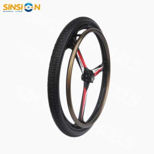 24” magnesium 3 spoke wheel