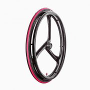 rueda de la fibra silla de ruedas ultraligero en peso de carbono